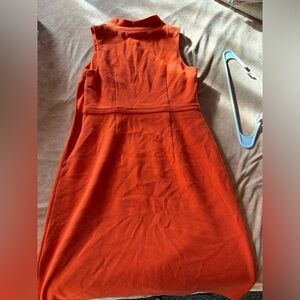 Boden orange dress.